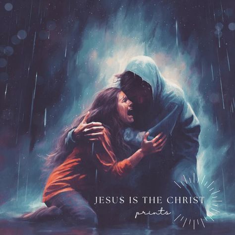 In My Darkest Moments by Kevin Carden – Realistic Art of Hope & Healing – Jesus is the Christ Prints Kevin Carden Art, Suffering Artwork, Moving Artwork, Kevin Carden, Jesus Healing, Jesus Love Images, Christian Quotes God, Christian Pictures, Christian Bible Quotes