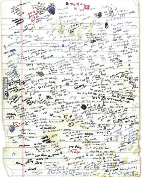 Eminem's hand written lyrics for Lose Yourself Eminem Writing, Song Lyrics On Paper Aesthetic, Eminem Lyrics Wallpaper, Eminem Song Lyrics, Eminem Poster, Eminem Lyrics, Eminem Songs, Eminem Wallpapers, Eminem Quotes