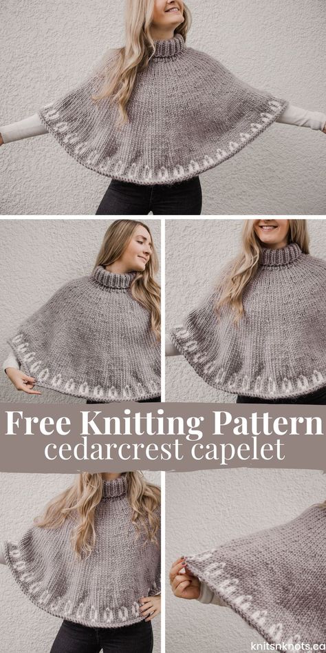 Free Knitted Poncho Patterns, Chunky Yarn Knitting Patterns, Knit Poncho Free Pattern, Knitted Poncho Patterns Free Easy, Bulky Yarn Knitting Patterns, Poncho Knitting Patterns Free, Knitting Pattern Poncho, Knitted Poncho Patterns Free, Knit Poncho Pattern