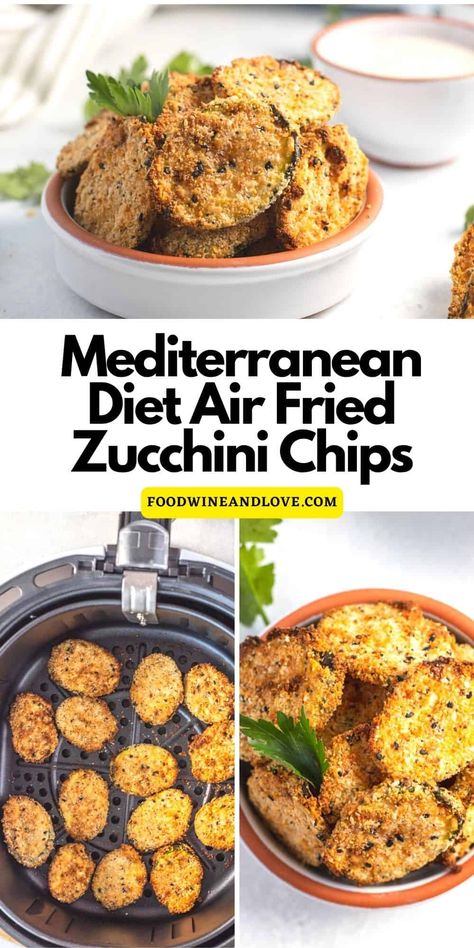 Air Fried Zucchini, Mediterranean Diet Snacks, Mediterranean Snacks, Mediterranean Appetizers, Mediterranean Recipes Healthy, Mediterranean Diet Recipes Dinners, Fried Zucchini, Vegetable Snacks, Low Cholesterol Recipes