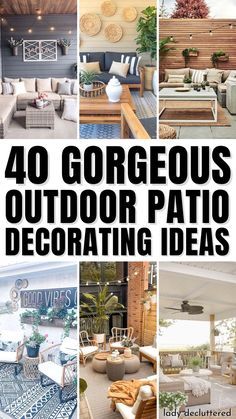 Outdoor Patio Decorating Ideas, Outdoor Deck Decorating, Outdoor Patio Decorating, Small Patio Decor, Backyard Ideas For Small Yards, Patio Inspiration, Backyard Pool Landscaping, Patio Decorating Ideas, Have Inspiration