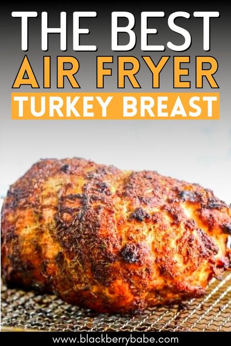 Turkey Breast Air Fryer Boneless, Turkey Recipes Air Fryer, Turkey In Air Fryer Oven, Air Fried Turkey Breast, Air Fryer Turkey Roast, Air Fryer Turkey Breast Bone In, Fresh Turkey Breast Recipes, 3 Lb Boneless Turkey Breast Crockpot, Air Fry Prime Rib Roast