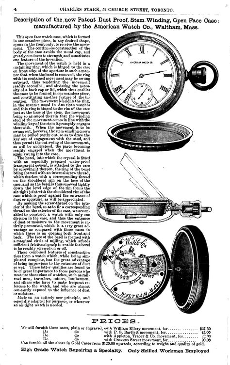 Elgin Illinois, Watch Ads, Waltham Watch, Watch Ad, Pocket Watch Antique, Vintage Pocket Watch, American Antiques, Retro Advertising, Pocket Watches