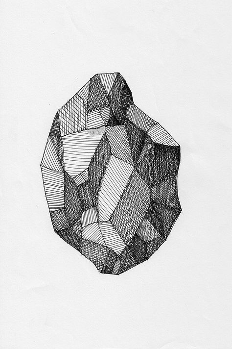 Diamond Sketch, Printmaking Studio, Diamond Drawing, Max Ernst, Black And White Artwork, 3d Drawings, Black And White Drawing, Raw Diamond, Chiaroscuro