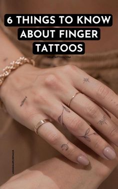 30+: The Best Female Tattoos on Hand: A Comprehensive Guide - Fashion Tips Tricks Finger Tattoos For Women, Designer Tattoo, Tattoos Finger, Inspo Tattoo, Tiny Finger Tattoos, Tato Minimal, Tattoo Designer, Shop Tattoo, Beauty Tattoo