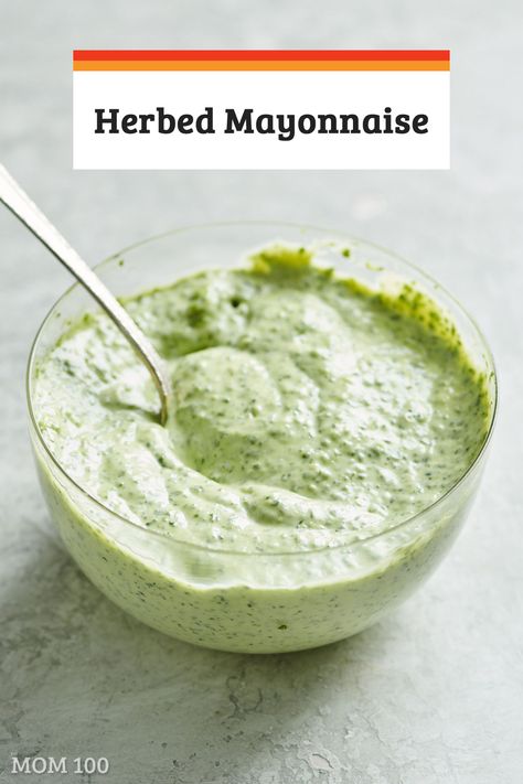 A versatile herbed mayonnaise, inspired by Joshua McFadden's Six Seasons. Use this mayonnaise on everything: sandwiches, crostini, pasta salads, & more. Herbed Mayonnaise Recipe, Herb Mayonnaise Recipe, Mayonnaise Recipes, Herb Mayo, Green Chile Sauce, Mayo Recipe, Mayonnaise Recipe, Recipe Vegetarian, Traditional Dishes