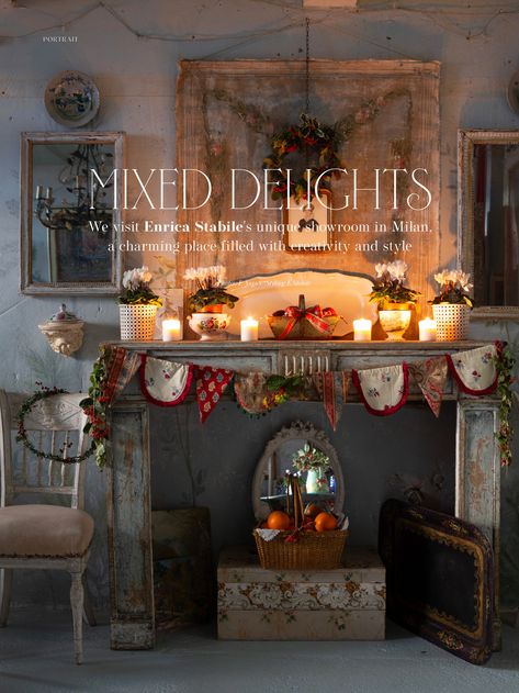 Chic & Country - Chic & Country - Holiday Issue - 52 - 12/2023 - (c) All rights reserved - Page 56-57 Country Holiday, Country Chic, All Rights Reserved, R A, Showroom, Milan, Holiday Decor