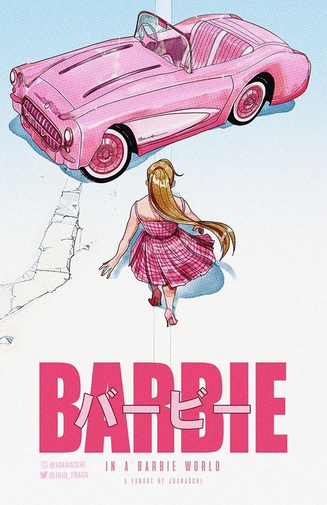 Not made by me, but I saw this awesome crossover and had to share! 😁 Akira Poster, Greta Gerwig, Barbie Vintage, Dibujos Cute, Barbie Movies, Film Posters, Barbie World, Barbie And Ken, Indiana Jones