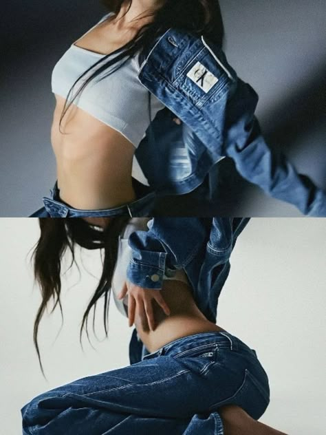 Jennie Body Type, Calvin Klein Aesthetic, Jennie Calvin Klein, Jennie Kim Blackpink, Jennie Kim, Blackpink Fashion, Kpop Outfits, Blackpink Jennie, Korean Girl