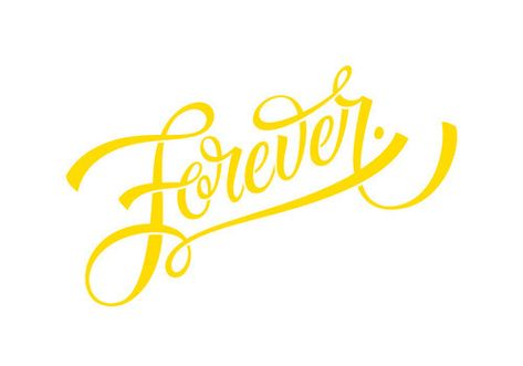 Typeverything.com Forever by Jess Wong #calligraphy #lettering #wong #jess #forever Forever Logo, Inspiration Typographie, Type Treatments, Typography Love, Beautiful Typography, Nice Pictures, Types Of Lettering, Calligraphy Letters, Silhouette Cameo Projects