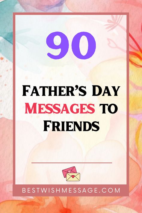 Show your dad how much he means to you with these heartfelt and creative Father's Day messages. Perfect for cards, texts, or social media shoutouts! #FathersDay #DadLove #HeartfeltMessages #FathersDayQuotes #BestDadEver #FamilyLove Friends Wishes, Messages To Friends, Father's Day Message, Prayers For Him, Sending Prayers, Fathers Day Wishes, Message For Husband, Father's Day Greetings, I Respect You