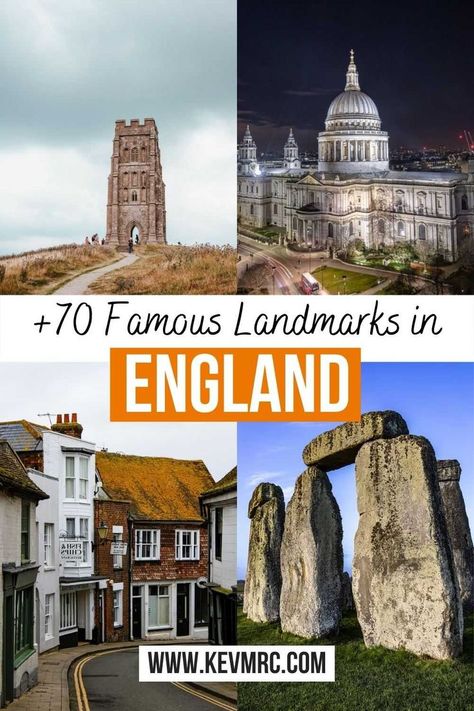 +70 famous landmarks in England. Discover the best places to see in England. travel england | england travel #england Travel England, Instagram Places, United Kingdom Travel, Travel Uk, Travel Destinations Bucket Lists, Travel Inspiration Destinations, Family Road Trips, Famous Landmarks, Europe Travel Tips