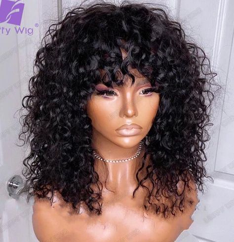 Bob Riccio, Curly Human Hair Wigs, Blond Ombre, Top Wig, Makeup Tip, Curly Bob Wigs, Corte Pixie, Short Curly Wigs, Curly Human Hair Wig