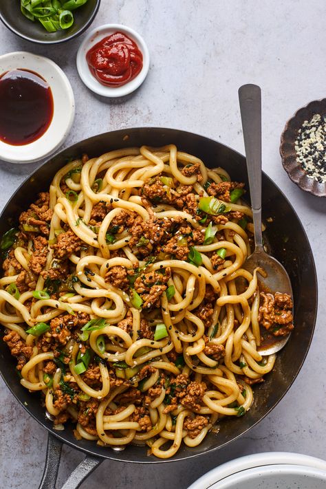 Minced Pork Noodles | Olive & Mango Minced Pork Noodles, Mince Pork Recipes, Minced Pork Recipes, Pork Mince Recipes, Pork Stir Fry Recipes, Ground Pork Recipes, Pork Noodles, Minced Pork, Meat Sauce Recipes