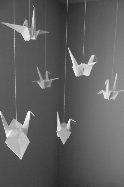 Manacled Dramione Aesthetic, Dramione Aesthetic, Hanging Origami, Origami Tattoo, Deco Zen, Insta Aesthetic, Origami Ball, International Day Of Peace, Origami Cranes