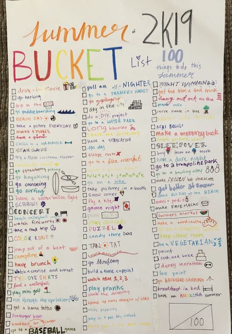 Summer 24 Bucket List, Summer Bucket List Poster, Bucketlist Summer, River Summer, Summer List, Summer To Do List, Summer Activity, Summer Bucket List, Things To Do When Bored