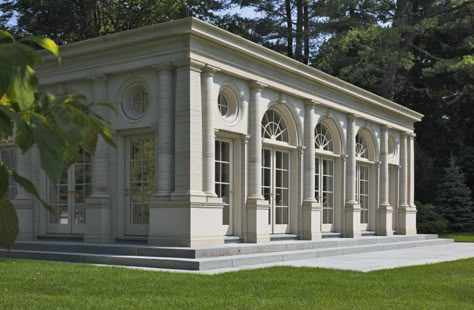 Garden Pavilion, Neoclassical Architecture, Studios Architecture, 카페 인테리어 디자인, Cambridge Ma, Classic Architecture, Tall Trees, French Cottage, Classical Architecture