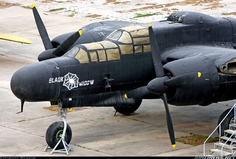 Northrop P61 Black Widow Night Fighter. Love this plane. Very cool. Wwii Airplane, Wwii Fighters, Vintage Planes, Wwii Plane, Ww2 Planes, Aircraft Art, Vintage Airplanes, Wwii Aircraft, Ww2 Aircraft