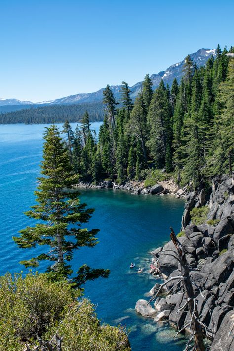 3 Days in Lake Tahoe: Plan a Perfect Lake Tahoe Itinerary (Summer) North Lake Tahoe Summer, Lake Tahoe Aesthetic, South Lake Tahoe Summer, Lake Tahoe Itinerary, California Stamp, Lake Holiday, Lake Tahoe Trip, Lake Tahoe Summer, Tahoe Lake