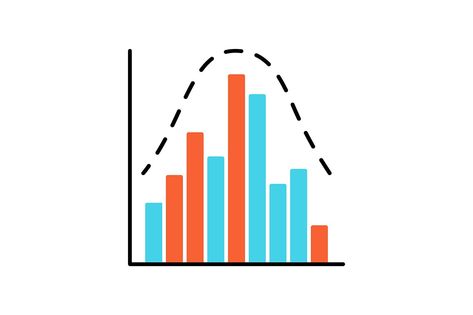 Histogram color icon by Icons Factory on @creativemarket Histogram Design, Histogram Chart, Information Report, Symbolic Representation, Design Posters, Line Illustration, Graphic Design Tutorials, Data Visualization, Graphic Design Posters