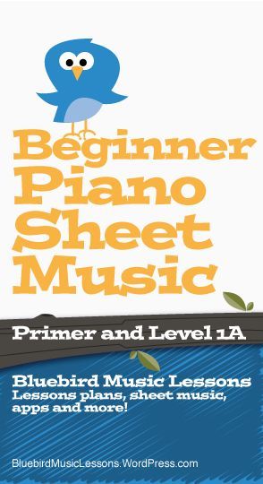 Free Piano Sheet Music for Beginners (PDF) - https://bluebirdmusiclessons.wordpress.com/2016/06/08/free-piano-sheet-music-for-beginners-pdf/ Sheet Music For Beginners, Music For Beginners, Keyboard Lessons, Easy Sheet Music, Free Piano Sheets, Learning Piano, Free Piano Sheet Music, Piano Classes, Beginner Piano