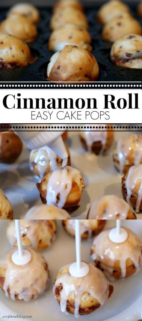 34 Cake Pop Recipes You'll Fall In Love With - Captain Decor Easy Cinnamon Roll Cake, Cake Pop Recipes, Pops Cake, Cake Pop Maker, Cake Ball, Cookie Recipes Unique, Cinnamon Roll Cake, Cake Pop Recipe, Family Breakfast