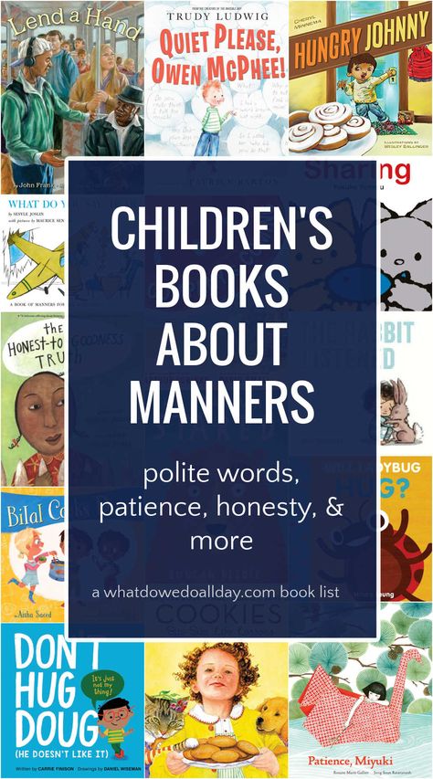 Best children's books about manners. These books teach kids how to be polite and develop etiquette skills like using polite words, being a thoughtful host and guest, being honest and kind and exercising patience and cooperation. Polite Words, Manners And Etiquette, Best Kids Books, Manners Books, Best Toddler Books, Homeschooling Kindergarten, Manners For Kids, Fall Lesson Plans, Kid Books