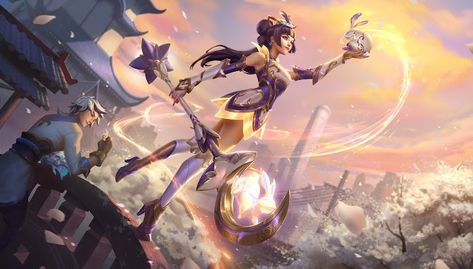 Lol Splash Art, League Of Legends Splash Art, Ezreal League Of Legends, Lux Skins, Start Game, Lol Fanart, League Of Legends Video, League Art, Wild Rift