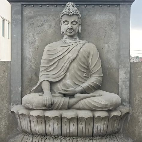 Terrace garden Terrace Garden, Luxury Living Room, Luxury Living, Cement, Buddha Statue, Terrace, Greek Statue, Statue, Living Room