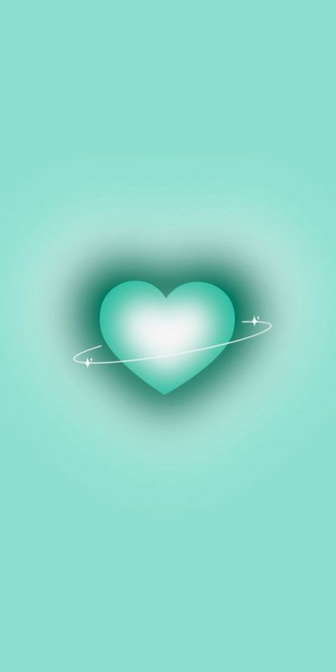 Emerald Green Heart Wallpaper, Cute Wallpapers Teal, Teal Iphone Wallpaper Aesthetic, Mint Green Heart Wallpaper, Bright Teal Aesthetic, Verde Aqua Aesthetic, Background Tosca Aesthetic, Teal Aesthetic Wallpaper Iphone, Aqua Color Wallpaper