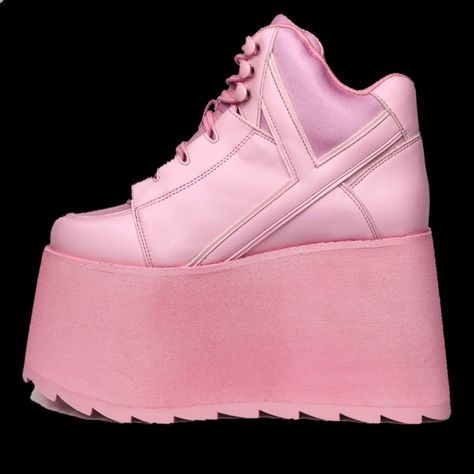 Bnwt Comes In Original Box Pink Platform Sneakers, Yru Shoes, Pink Platform, Sneakers Platform, Pink Platforms, Pink Sneakers, Platform Sneakers, Wedge Sneaker, Sock Shoes