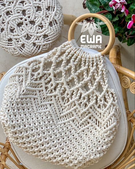 Macrame Mesh Bag, Macrame Boho Bag, Macrame Beach Bag Tutorial, Macrame Tote Bag Tutorial, Makrame Bags Tutorial, Macrame Bag Tutorial How To Make, Macrame Handbag Tutorial, Macrame Purse Tutorial, Macrame Beach Bag