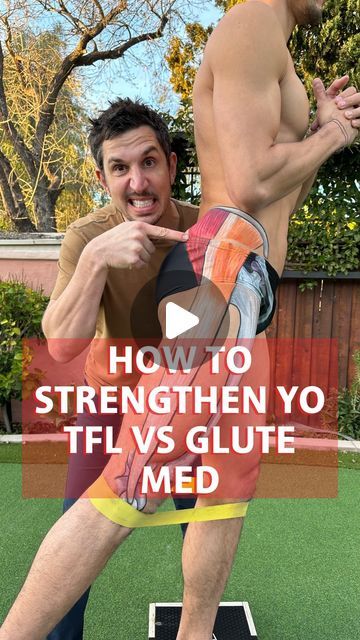 MoveU on Instagram: "Do you struggle with strengthening certain muscles over others? 🙃 The TFL can be a tricky one. To strengthen it, you need to take the leg out to the side and forward, targeting that orange TFL. The Gluteus Medius (shown in red) works in conjunction with the glutes, but to work it, you’ll want to take the leg out to the side and back! 🔥  The TFL and Glute Medius muscles merge in to the IT Band. 💥  They are both abductors of the hip. Now you know where they are, how to target them, and a bit about what they do.👇  Do you want that pain-free, strong glute life? Our comprehensive programs include fun and short anatomy lessons with body paint so you can see the areas we are educating you on. Programs also give you simple information and exercises to help align all areas Gluteus Medius Workout Gym, Glute Muscles Anatomy Exercise, Glute Medius Exercises, Glutes Medius, Gluteus Medius Exercises, Medius Workout, Glute Medius, Muscle Stretches, Anatomy Lessons