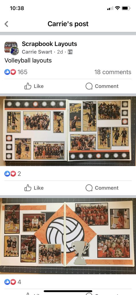 Volleyball Scrapbook Pages, Volleyball Yearbook Spread, Scrapbook Yearbook Ideas, Volleyball Scrapbook Layouts, Yearbook Sports Spreads, Olympic Idea, School Scrapbook Layouts, Yearbook Spreads, Yearbook Layouts