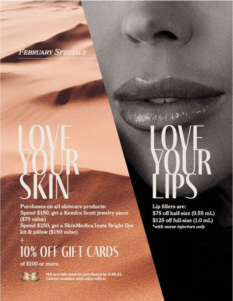 Med Spa Valentines Day, Med Spa Advertising, Spa Advertising, Spa Event, Spa Promo, Spa Gift Card, Spa Specials, Pop Up Ads, Skin And Hair Care