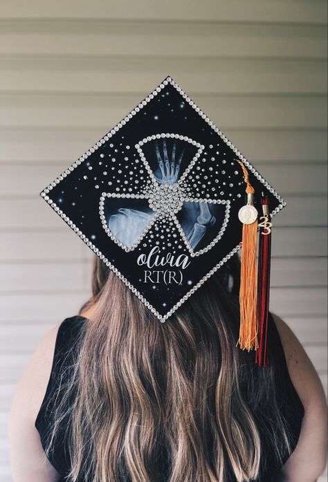 Radiology Grad Cap
X-ray graduation cap
Radiologic Technology Cap Radiology Student Aesthetic Wallpaper, Radiology Student Graduation Cap, Rad Tech Vision Board, X Ray School Graduation Pictures, Grad Cap Ideas Radiology, Xray Cap Decoration, Radiology Grad Caps, Xray Student Aesthetic, Radiology Aesthetic Wallpaper