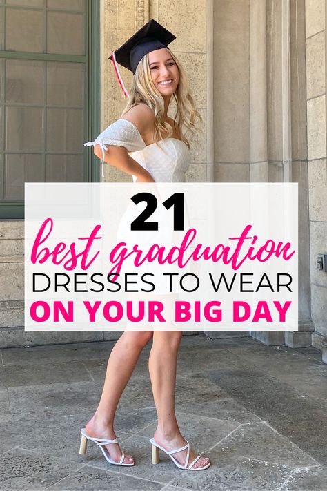 these grad dresses are so cute!! definitely timeless and not too trendy but i love all of them. can't wait to order mine Graduation Caption Ideas, High School Graduation Cap Designs, Graduation Captions, Boys High School Graduation Party, Winter Graduation, High School Graduation Pictures, High School Graduation Party Decorations, Outdoor Graduation Parties, Sophia Lee