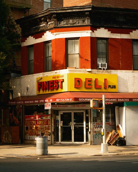 Finest Deli vintage sign, Brooklyn, New York New York Deli Aesthetic, Deli Photography, Deli Design, Bagel Company, New York Bakery, New York Deli, Coffee And Bagel, New York Bagel, Organic Snacks