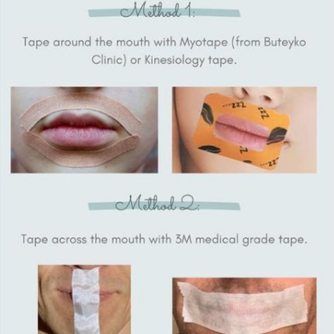 Mouth Taping, Mouth Breathing, Myofunctional Therapy, Mouth Breather, Cold Or Allergies, Dental Health Care, Kinesiology Taping, Dental Center, Autonomic Nervous System