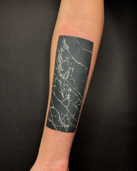 Tattoos With White Ink, Marble Tattoo, Cover Up Tattoos For Men, White Ink Tattoos, Tattoo Fixes, Black Tattoo Cover Up, Armband Tattoos, Black White Tattoos, Armband Tattoo Design