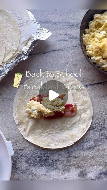 48 likes, 5 comments - lunchboxmafia on August 4, 2024: "Share these Back to School Breakfast Wraps🌯🌯🌯 Don’t forget about breakfast! We get so wrapped in the morning madness and packing lunch, sometimes I don’t think about breakfast until we’re out the door. Check out our prepped breakfast wraps for the entire week ⤵️ ~ 6 - 8 scrambled eggs 6 slices of bacon cut in half and cooked 6 - 8 maple sausage patties, chopped or sliced in half 1/2 cup roasted sweet potatoes (I had leftover and it Breakfast Wraps Freezer, Prepped Breakfast, Maple Sausage, Packing Lunch, Back To School Breakfast, Sausage Patties, School Breakfast, Bacon Egg And Cheese, Breakfast Wraps