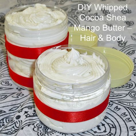 Mango Butter For Hair, Hygiene Hacks, Coffee Butter, Shea Butter Face, Shea Butter Recipes, Helpful Websites, Shea Butter Benefits, Shea Butter Hair, Diy Body Butter