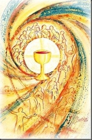 Eucharist Art, Prophetic Painting, Catholic Symbols, Corpus Domini, Pavement Art, Jesus Drawings, Christian Prints, Church Banners, Jesus Painting