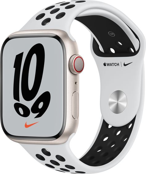 With Apple Watch Nike Series 7 and the built-in Nike Run Club app, you can track your workouts and listen to Guided Runs. Listen to music from your watch for motivation. Turn on Nike Twilight Mode for enhanced visibility. And choose from exclusive Nike watch faces and bands. Nike Gps, Nike Apple Watch, Nike Watch, Apple Smartwatch, Apple Fitness, Apple Watch Nike, Apple Watch Series 7, Sport Nike, Sport Armband