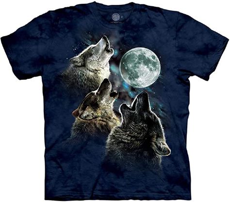 The Mountain Men's Three Wolf Moon in Blue T-Shirt, Small: Amazon.ca: Clothing & Accessories Three Wolf Moon, Anne Stokes, Wolf Shirt, Mountain Tshirt, Moon Shirt, Wolf Moon, Wolf T Shirt, Wolf Howling, Mountain Man