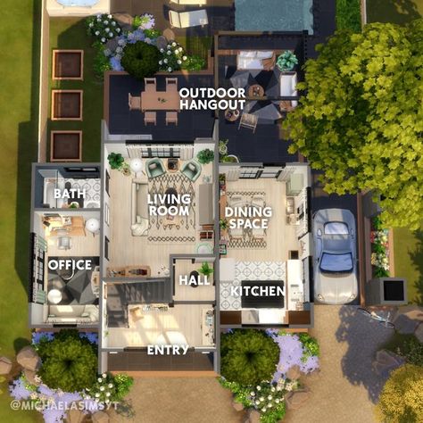 Sims 4 Industrial House Floor Plan, 30x20 House Plans Layout Sims 4, 30x20 House Plans Layout, Sims 4 Floor Plans Layout 30x20, Sims 4 Layouts, Sims 4 House 30x20, 30x20 House Plans Sims 4, Sims 4 Houses Ideas Layout Floor Plans, Sims 4 Worlds