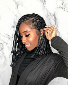 Short Box Braid Hairstyles, Box Braids Medium Length, Short Box Braid, Box Braid Hairstyles, Box Braids Bob, Short Box, Short Box Braids Hairstyles, Blonde Box Braids, Short Box Braids