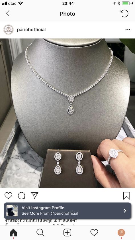 Pendal Set Design In Diamond, Platinum Jewellery Set, Diamond Necklace Elegant, Diamond Jewellery Set, American Diamond Necklace Set, Real Diamond Necklace, Crystal Wedding Jewelry, Diamond Bracelet Design, Diamond Jewelry Set