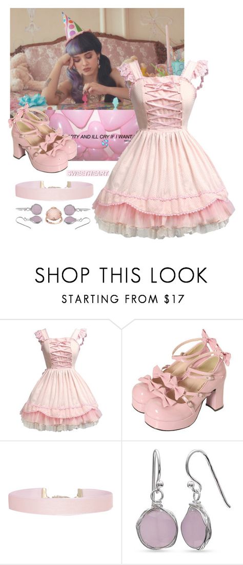 "Melanie Martinez Pity Party" by rubysal ❤ liked on Polyvore featuring Humble Chic, Belk Silverworks, Lavish by TJM, melaniemartinez and pityparty Melanie Martinez Steal Her Style, Mealine Martinez Outfit, Melanie Martinez Costume K-12, How To Dress Like Melanie Martinez, K 12 Melanie Martinez Aesthetic Clothes, Melanie Martinez Mv Outfits, Melanie Martinez Birthday Party Portals, Cry Baby Outfits Melanie Martinez, Melanie Martinez Cry Baby Outfit