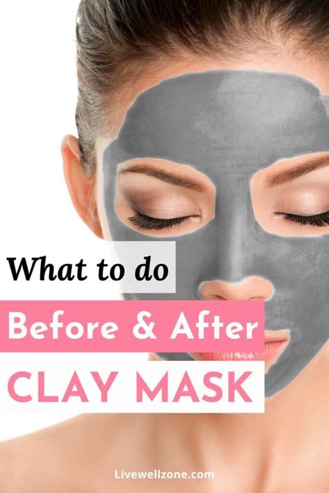 Face Mask Routine, Clay Mask Recipe, Diy Clay Mask, Bentonite Clay Face Mask, Mask On Face, Kaolin Clay Mask, Bentonite Clay Mask, Diy Facial Mask, Face Routine